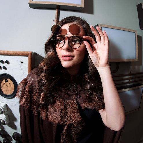 E-Carnavalskleding.nl Steampunk bril vintage