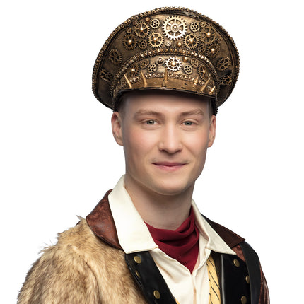 E-Carnavalskleding.nl Steampunk pet Gearpunk