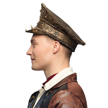 E-Carnavalskleding.nl Steampunk pet Gearpunk