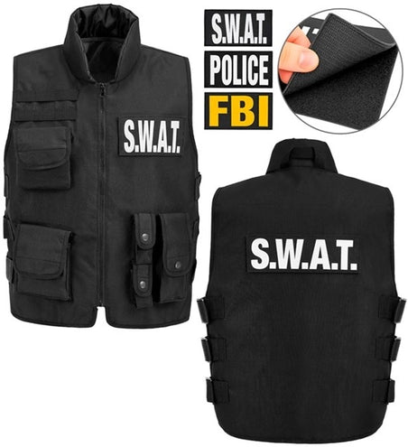 E-Carnavalskleding.nl Swat vest fbi/politie kostuum Siem
