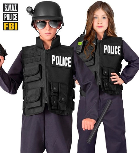 E-Carnavalskleding.nl Swat vest fbi/politie kostuum Siem
