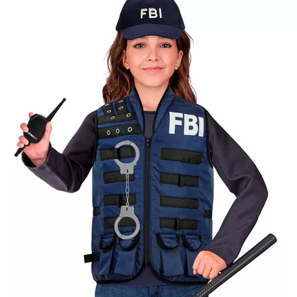 E-Carnavalskleding.nl Tactisch fbi vest kostuum Eva