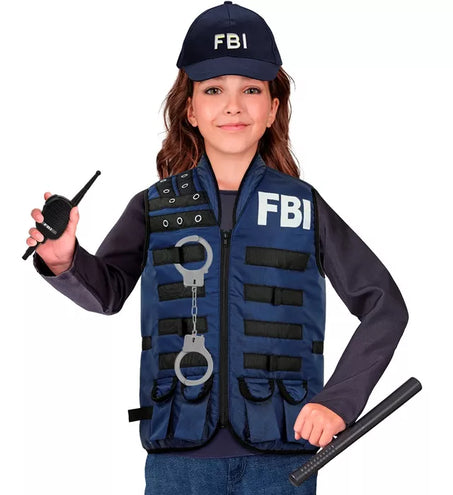 E-Carnavalskleding.nl Tactisch fbi vest kostuum Eva