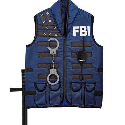 E-Carnavalskleding.nl Tactisch fbi vest kostuum Eva