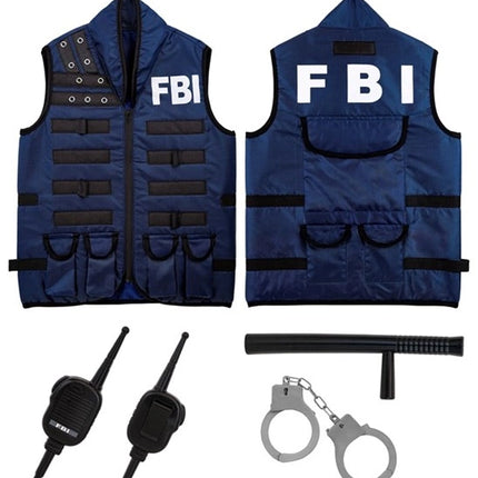 E-Carnavalskleding.nl Tactisch fbi vest kostuum Eva