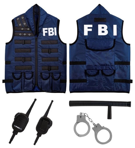 E-Carnavalskleding.nl Tactisch fbi vest kostuum Eva
