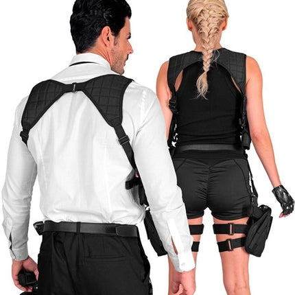 E-Carnavalskleding.nl Tactisch schouderholster kostuum Fleur