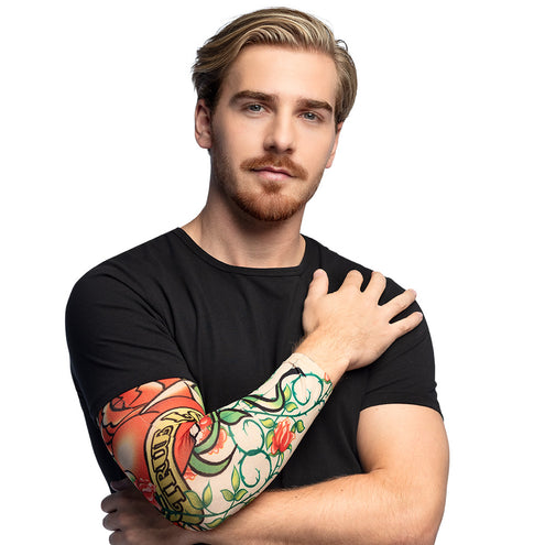 E-Carnavalskleding.nl Tatoeage mouw 'True love'