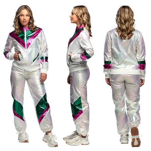 E-Carnavalskleding.nl Trainingspak Holographic babe