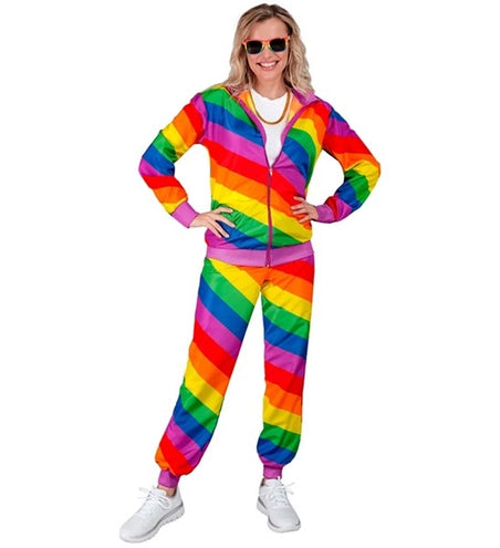 E-Carnavalskleding.nl Trainingspak regenboog Pride