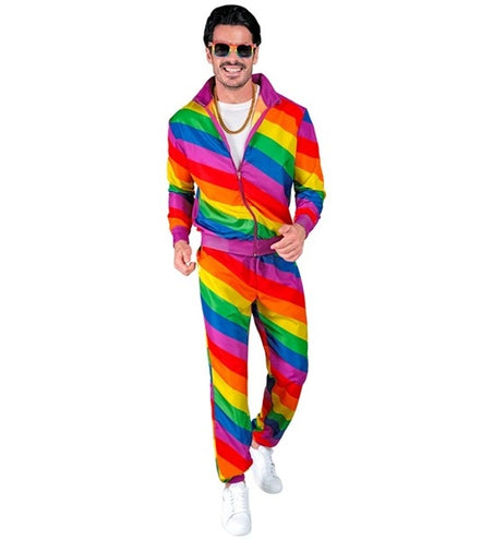 E-Carnavalskleding.nl Trainingspak regenboog Pride
