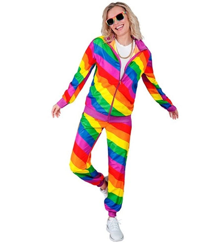 E-Carnavalskleding.nl Trainingspak regenboog Pride