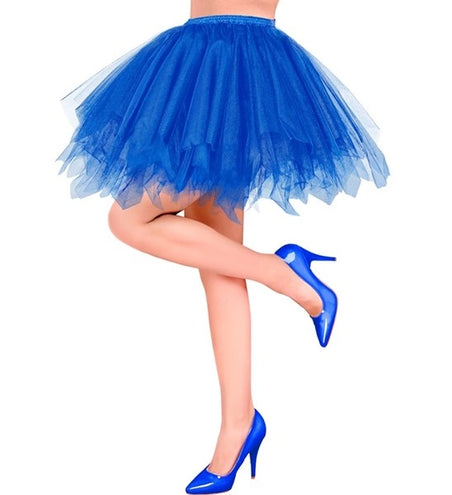 E-Carnavalskleding.nl Tutu blauw Liv