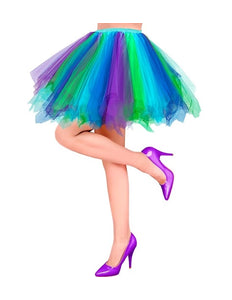 E-Carnavalskleding.nl Tutu blauw/lichtblauw/groen Guus