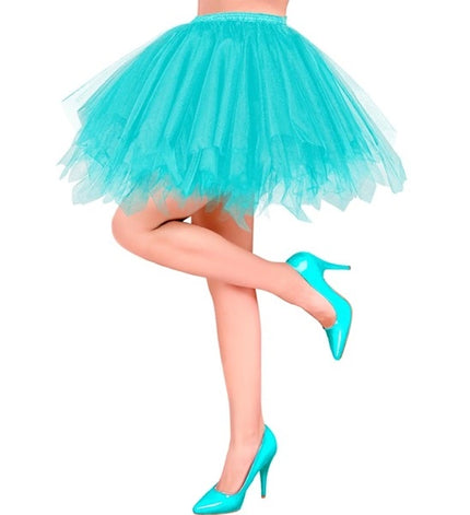 E-Carnavalskleding.nl Tutu licht blauw Lotte