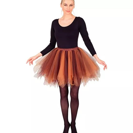 E-Carnavalskleding.nl Tutu licht bruin / donker bruin Ruben