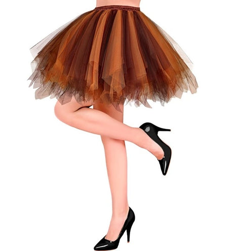 E-Carnavalskleding.nl Tutu licht bruin / donker bruin Ruben