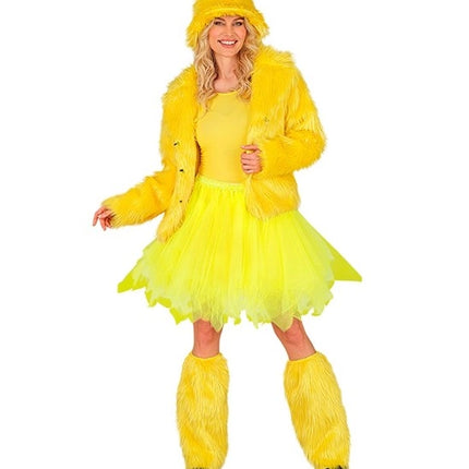 E-Carnavalskleding.nl Tutu neon geel Sanne