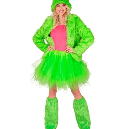 E-Carnavalskleding.nl Tutu neon groen Emma