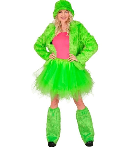 E-Carnavalskleding.nl Tutu neon groen Emma