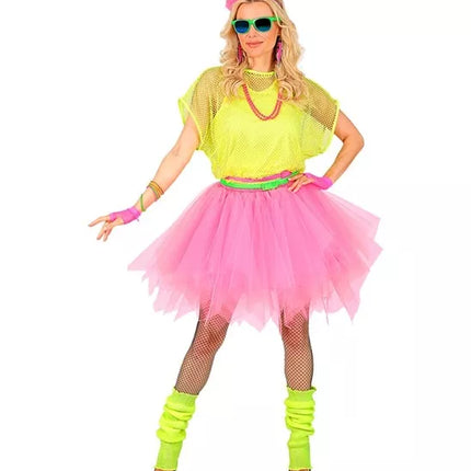E-Carnavalskleding.nl Tutu neon roze Yara