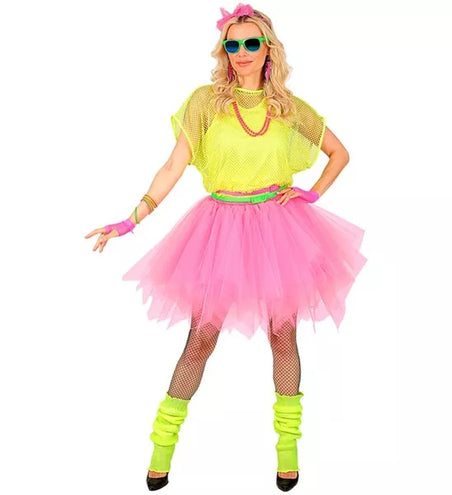 E-Carnavalskleding.nl Tutu neon roze Yara