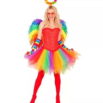 E-Carnavalskleding.nl Tutu regenboog Olivia
