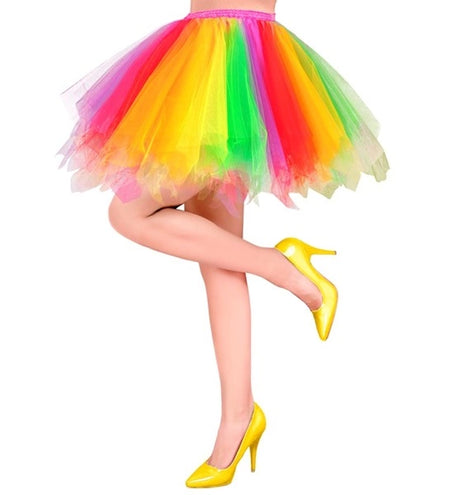 E-Carnavalskleding.nl Tutu regenboog Olivia
