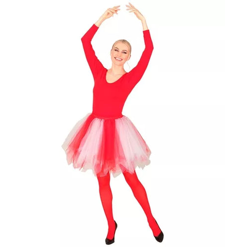E-Carnavalskleding.nl Tutu rood/wit Yara