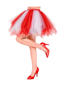 E-Carnavalskleding.nl Tutu rood/wit Yara