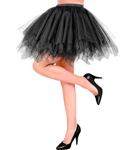 E-Carnavalskleding.nl Tutu zwart Esmee