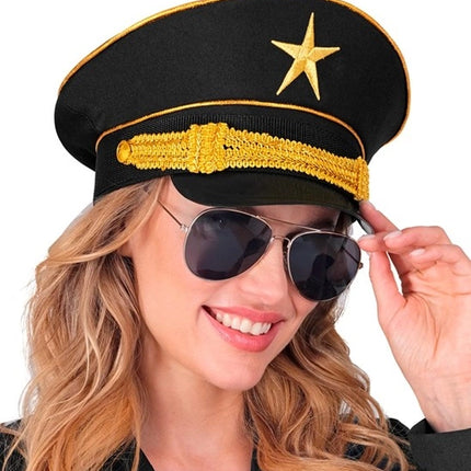 E-Carnavalskleding.nl Uniform pet met ster hoed Maud