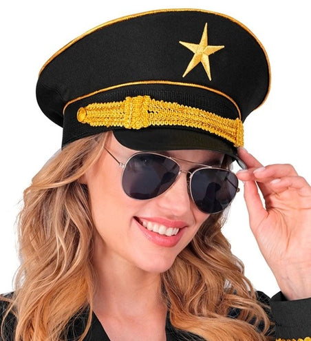 E-Carnavalskleding.nl Uniform pet met ster hoed Maud