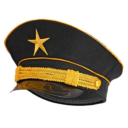 E-Carnavalskleding.nl Uniform pet met ster hoed Maud