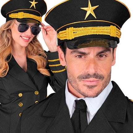 E-Carnavalskleding.nl Uniform pet met ster hoed Maud