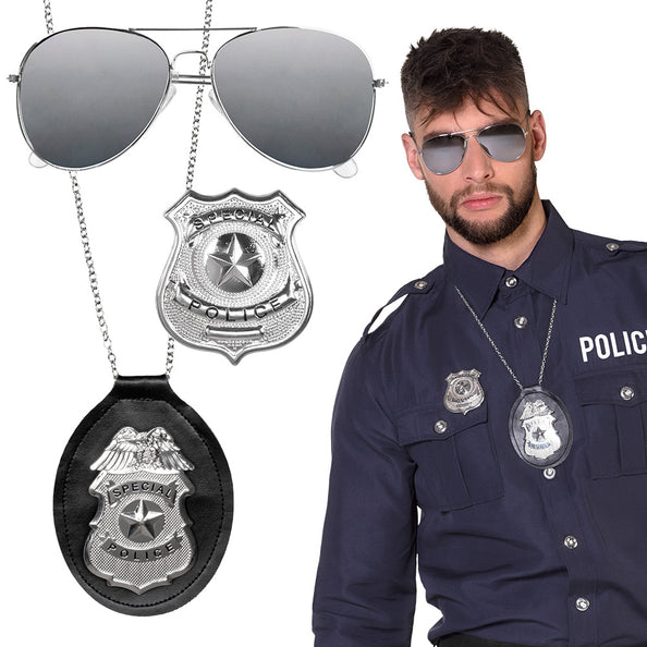 E-Carnavalskleding.nl Verkleedset 'Special police' compleet