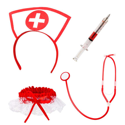 E-Carnavalskleding.nl Verpleegster accessoires set