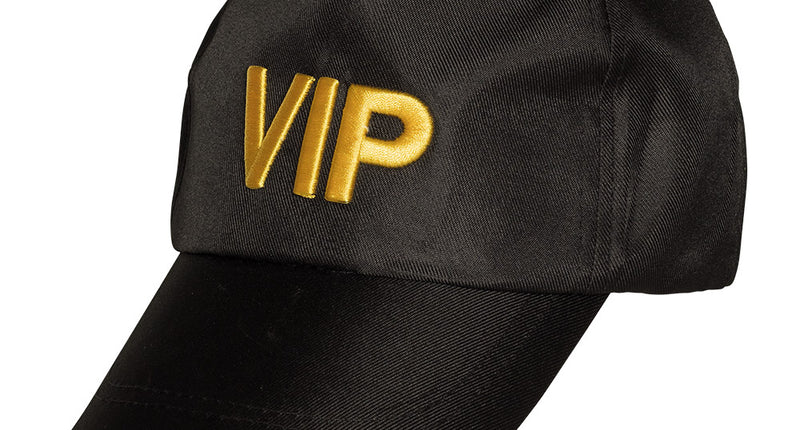E-Carnavalskleding.nl VIP pet gouden opdruk