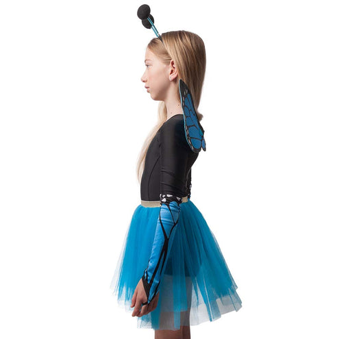 E-Carnavalskleding.nl Vlinder verkleed set blauw kind
