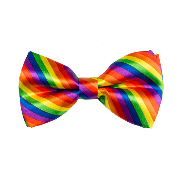 E-Carnavalskleding.nl Vlinderstrik Regenboog kleuren