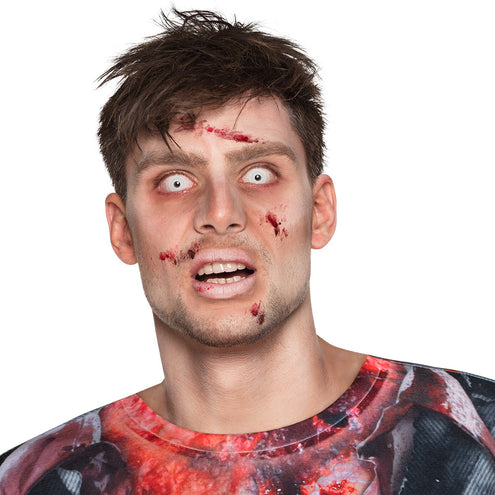 E-Carnavalskleding.nl Weeklenzen wit Zombie
