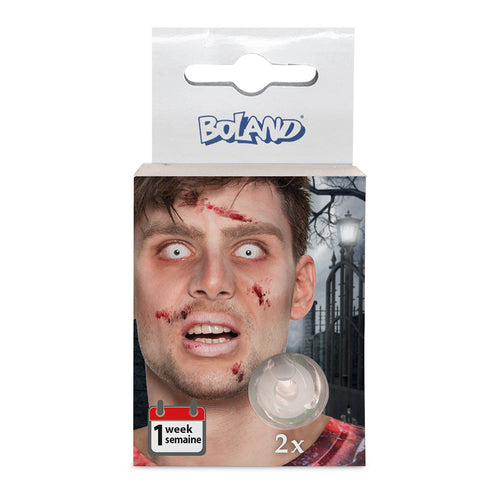 E-Carnavalskleding.nl Weeklenzen wit Zombie