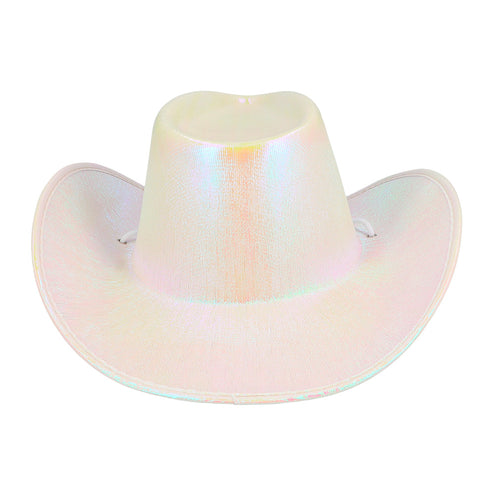 E-Carnavalskleding.nl Witte cowboyhoed Pearl wit