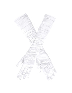 E-Carnavalskleding.nl witte handschoenen elleboog Hollywood