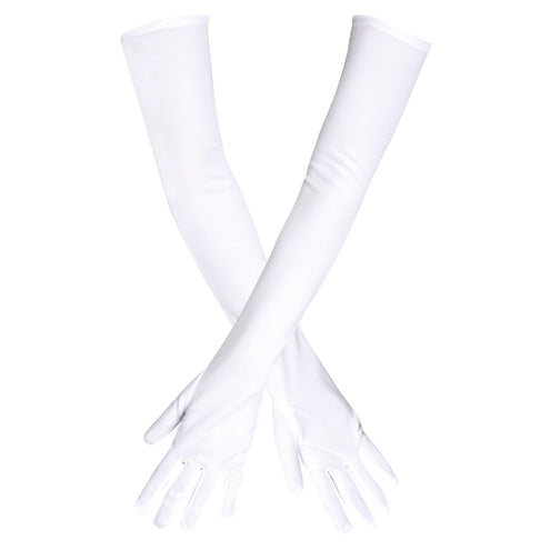 E-Carnavalskleding.nl Witte handschoenen opera Los Angeles