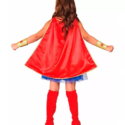E-Carnavalskleding.nl Wonder girl kostuum Mees kinderen