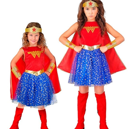 E-Carnavalskleding.nl Wonder girl kostuum Mees kinderen