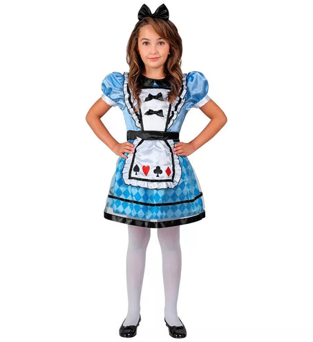 E-Carnavalskleding.nl Wonderland meisje kostuum Lynn kinderen