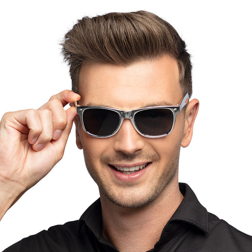 E-Carnavalskleding.nl Zilveren bril karakter Disco