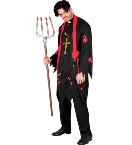 E-Carnavalskleding.nl Zombie priester kostuum horror Henk